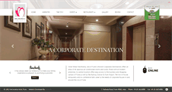 Desktop Screenshot of hotelshreepanchratna.in